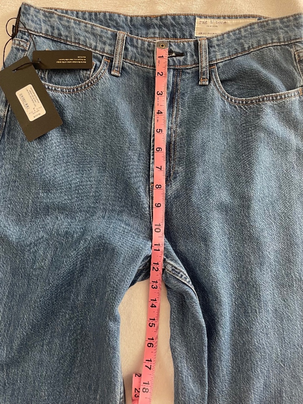 ***NWT*** Rag & Bone, Lori mid-rise, wide leg, waist. Size 27, inseam 29” - Picture 5 of 7